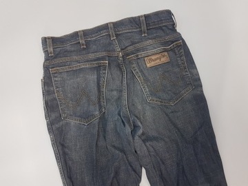 WRANGLER TEXAS STRETCH spodnie jeansy męskie 33/30 pas 88