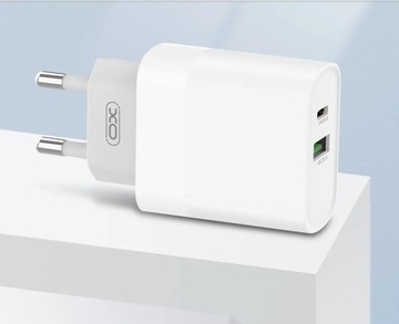 ŁADOWARKA SIECIOWA QC 20W 1X USB + 1X USB-C PD
