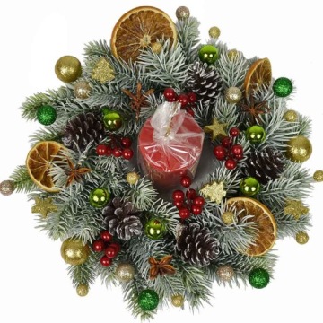 Венок Орнамент Рождественское украшение Рождественский венок