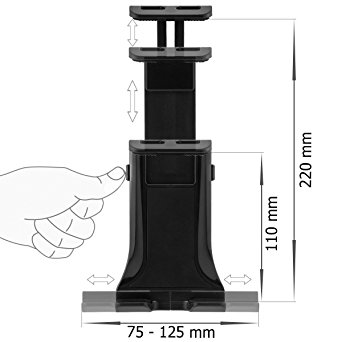 АВТОМОБИЛЬНЫЙ ДЕРЖАТЕЛЬ ПЛАНШЕТА ДЛЯ ДЛИННОГО АВТОБУСА ГРУЗОВИКА
