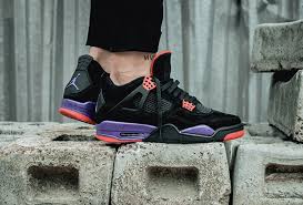 BUTY SPORTOWE MĘSKIE NIKE AIR JORDAN 4 RAPTORS AQ3816-065 CZARNE r 43