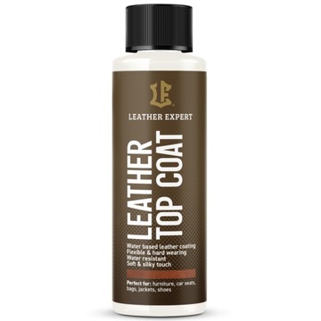 Top Coat lakier bezbarwny do skóry 50ml mat