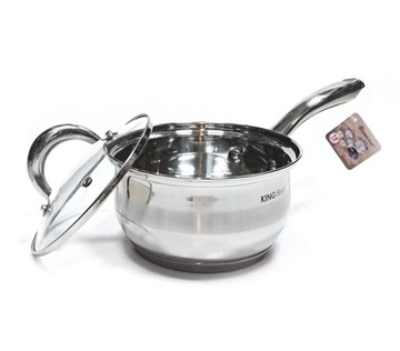 Garnki stalowe KINGHoff Silver 12 ele. KH-1098