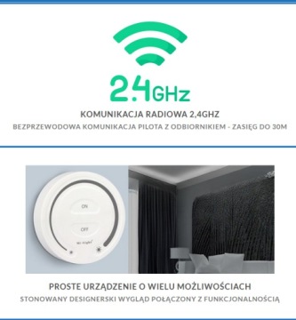 Диммер круглый Mi-Light FUT087B Черный – 1 зона