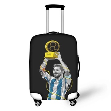 Luggage Cover Football Player Messi No. 10 Pattern Anti-scratch