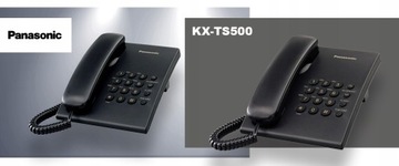 Стационарный телефон Panasonic KX-TS500 Черный