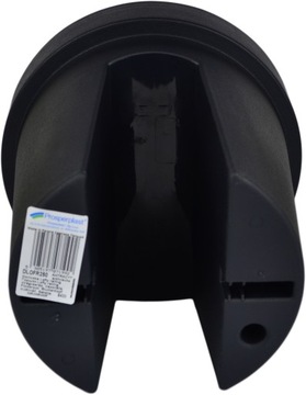 LOFLY RAILING Балконный цветочный горшок антрацит для балюстрады, 25 см, круглый