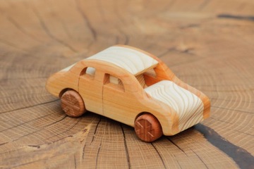 Деревянная машина СИРЕНА из дерева Машинка СИРЕНА