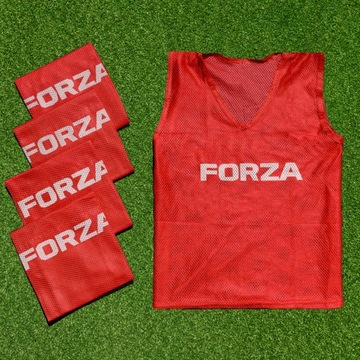 Kamizelki treningowe FORZA [10, S/M] czerwone