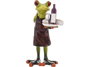 Декоративная статуэтка 14,5 х 8,5 х 8,5 см - Лягушка-официант