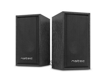 GŁOŚNIKI NATEC PANTHER 6W RMS 2.0 KLASYCZNY DESIGN