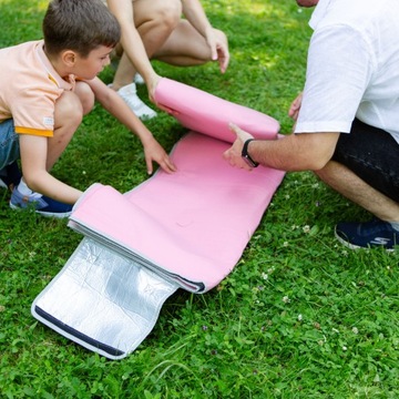 KOC PIKNIKOWY METEOR 175x200 ALU 3 warstwowy kompaktowy XL duży na plażę