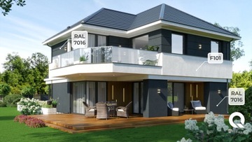 Силиконовая фасадная фасадная краска антрацит ral 7016 10L Производитель