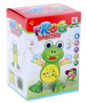 Interaktywna Żaba światło dźwięk taniec