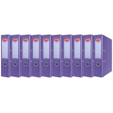 Segregator A4 z Dźwignią Okucie 75mm Fioletowy x10