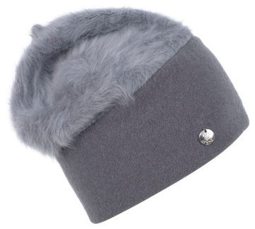Szaleo CZAPKA elegancka ANGORA wełna cz16522-2