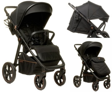 Коляска Future Design Xplode до 22 кг JET BLACK из фольги