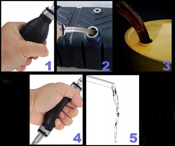 РУЧНОЙ ТОПЛИВНЫЙ НАСОС, МАСЛО-ВОДА, ПОРТАТИВНЫЙ АВТОМОБИЛЬНЫЙ ШЛАНГ + ШЛАНГ 200 СМ