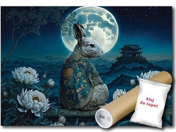FOTOTAPETA WINYLOWA KRÓLIK KSIĘŻYC NOC 416x290