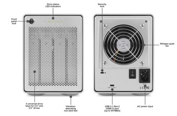 OWC Mercury Elite Pro Quad 4xHDD/SSD USB macOS Win
