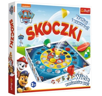 GRA ZRĘCZNOŚCIOWA PLANSZOWA PSI PATROL SKOCZKI