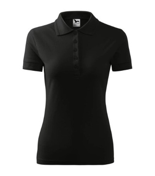 KOSZULKA polo DAMSKA PIQUE MALFINI 210 T-SHIRT czarna L