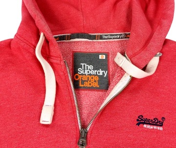 ** SUPERDRY **__XXL__Rewelacyjna, rozpinana bluza z kapturem__ORANGE LABEL