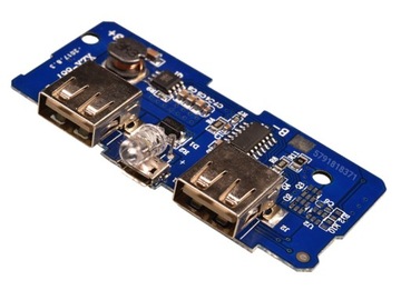 Модуль зарядного устройства Power Bank 2xUSB 5V 2A DIV Li-Ion Li-pol