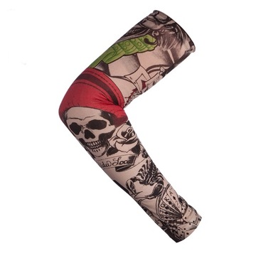 1 szt. Rękawy z tatuażami Armguard Outdoor Cycling