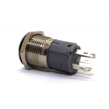 Włącznik On/Off zatrzaskowy LED 18mm Zielony