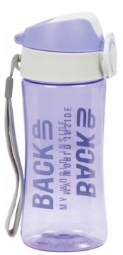 BIDON Butelka na Wodę Fioletowy Back Up BPA FREE Nietoksyczna 400 ml