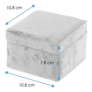MAŁA SZKATUŁKA PUDEŁKO NA BIŻUTERIĘ RÓŻOWA 18cm