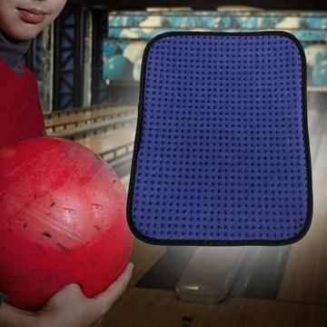 Коврик для боулинга из микрофибры с удобными ручками, Bowling Purple