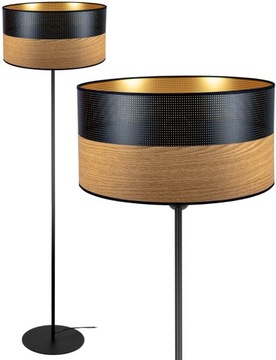 NOWOCZESNA LAMPA STOJĄCA PODŁOGOWA ABAŻUR 40CM LOFT LED