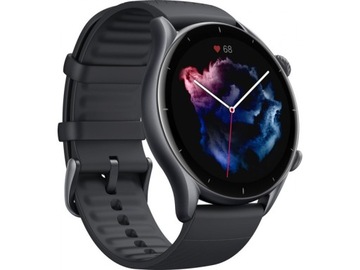 Черные умные часы AMAZFIT GTR 3