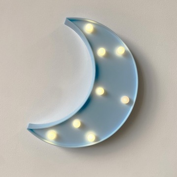 ЛУНА СВЕТОДИОДНАЯ НАСТЕННАЯ ЛАМПА НА АККУМУЛЯТОРЕ ДЛЯ ДЕТЕЙ НОЧЬ