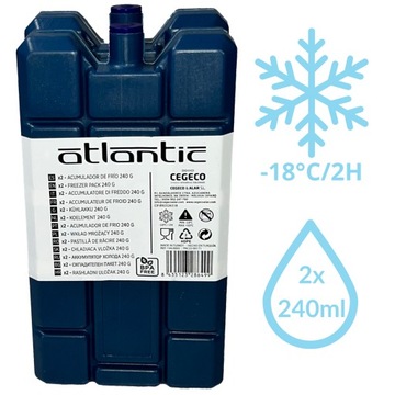 МОРОЗИЛЬНАЯ ВСТАВКА ATLANTIC KAMAI 2X240ML