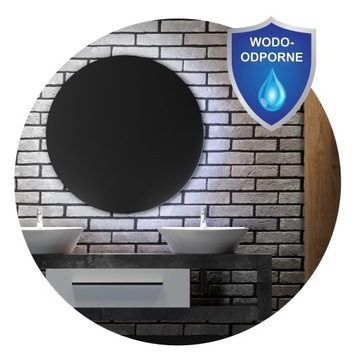 Lustro łazienkowe LED okrągłe 100 wodoodporne IP67