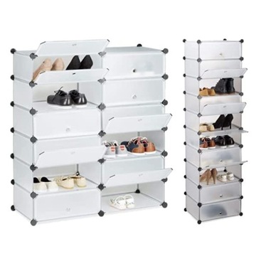 DIY szafka na buty plastikowy Półka stojąca system półek szafki 105cm