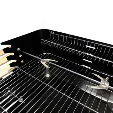 САДОВЫЙ УГОЛЬНЫЙ ГРИЛЬ С 2 КРЫСАМИ, ШПЦЕНАМИ, КОЛЕСАМИ