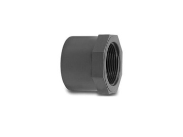 Redukcja przejściowa krótka PVC-U, KZ 50 mm x GW 3/4