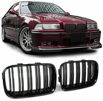 BMW 3 E36 91-96 РЕШЕТКА ПОЧЕК, ЧЕРНЫЙ ГЛЯНЦЕВЫЙ MINI
