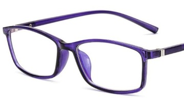 OKULARY fiolet minusy KOMPUTERA anty blue -1