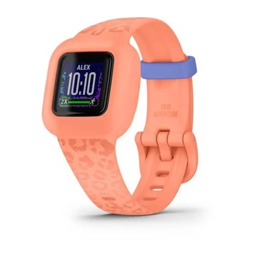 GARMIN VIVOFIT JR. 3 Peach Leopard smartwatch