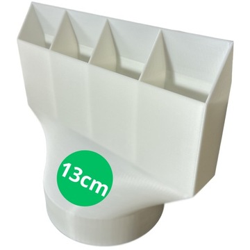 ADAPTER DO RURY KLIMATYZATORA Końcówka RURA RĘKAW OKIENNY 13cm 130mm