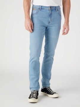 WRANGLER TEXAS SLIM MĘSKIE SPODNIE JEANSOWE GAMBIT W12SHN42N W32 L32