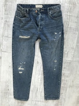 NEXT SLIM TAPERED spodnie jeans męskie___W32L32