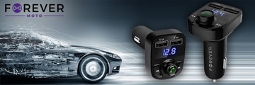 Transmiter FM Bluetooth ładowarka samochodowa USB