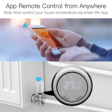 Термостатическая головка ZigBee WiFi Термостат TUYA