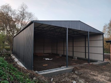 GARAŻE BLASZANE GARAŻ HALE BLASZANA HALA 11x16